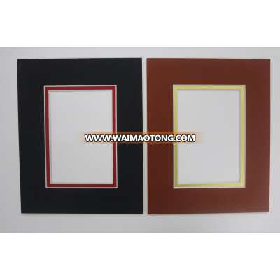 Wholesale 12x12 white cheap paper photo frame with backing board